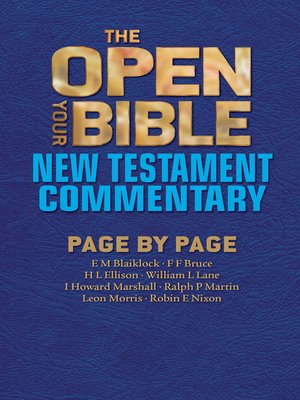 cover image of The Open Your Bible New Testament Commentary